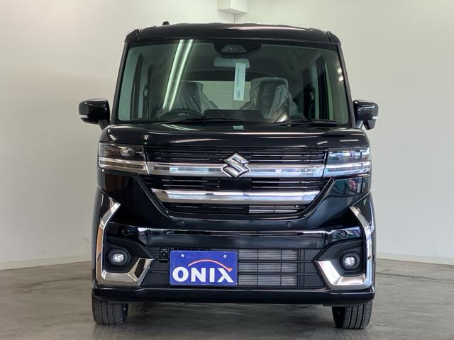 スペーシアカスタム ハイブリッドＸＳ　衝突被害軽減システム　誤発進抑制装置　スマートキー　マイルドハイブリッド　ＬＥＤランプ　ＵＳＢ電源ソケット（タイプＡ・Ｃ：１箇所）両側電動スライドドア　電動パーキングブレーキ運転席助手席シートヒータ（4枚目）