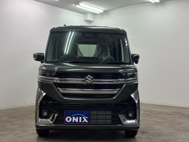 スペーシアカスタム ハイブリッドＧＳ　届出済未使用車　衝突被害軽減システム　スマートキー　マイルドハイブリッド　ＬＥＤランプ　ＵＳＢ電源ソケット（Ｔｙｐｅ－Ａ／Ｃ）　片側電動スライドドア　電動パーキングブレーキ　運転席シートヒーター（4枚目）