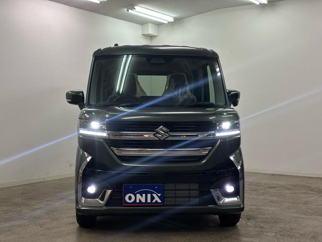 スペーシアカスタム ハイブリッドＧＳ　届出済未使用車　衝突被害軽減システム　スマートキー　マイルドハイブリッド　ＬＥＤランプ　ＵＳＢ電源ソケット（Ｔｙｐｅ－Ａ／Ｃ）　片側電動スライドドア　電動パーキングブレーキ　運転席シートヒーター（5枚目）