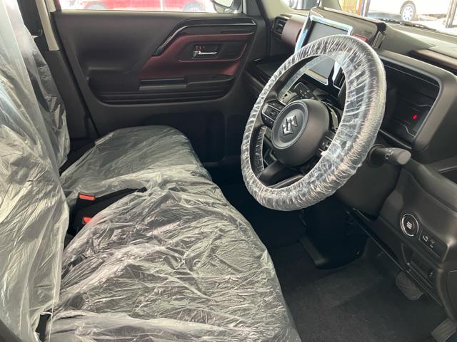 スペーシアカスタム ハイブリッドGS 届出済未使用車 衝突被害軽減システム スマートキー マイルドハイブリッド LEDランプ USB電源ソケット(Type-A/C) 片側電動スライドドア 電動パーキングブレーキ 運転席シートヒーター(67枚目)