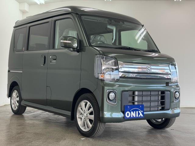 エブリイワゴン ＰＺターボスペシャル　衝突被害軽減システム　誤発進抑制装置　スマートキー　ＬＥＤランプ　ＵＳＢ電源ソケット（タイプＡ・Ｃ：１箇所）　電動格納ミラー　運転席シートヒーター　オートエアコン　アイドリングストップ　オートライト（3枚目）