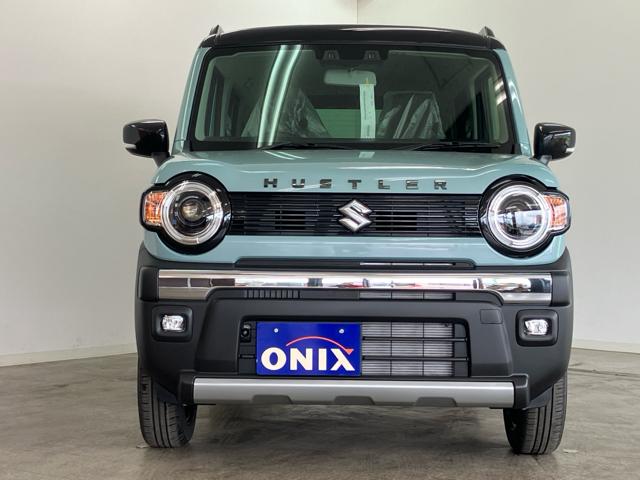 ハスラー タフワイルド　衝突被害軽減システム　誤発進抑制装置　スマートキー　マイルドハイブリッド　ＬＥＤランプ　ＵＳＢ電源ソケット（タイプＡ・Ｃ：１箇所）　アルミホイール　電動格納ミラー　運転席助手席シートヒーター（4枚目）