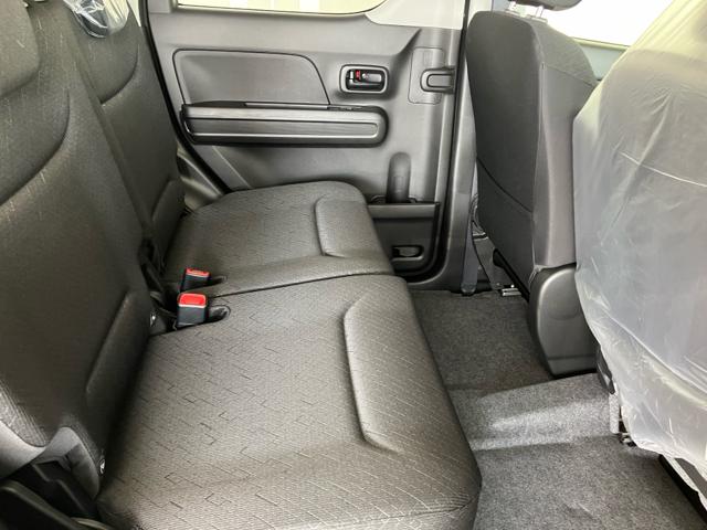 ワゴンＲ ＦＸ　衝突被害軽減システム　誤発進抑制装置　スマートキー　ハロゲンランプ　電動格納ミラー　運転席シートヒーター　オートエアコン　オートライト　助手席下収納ＢＯＸ　後部座席傘ホルダー　ホイールキャップ（46枚目）