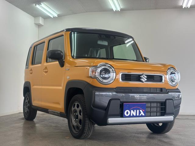 ハスラー ハイブリッドＧ　衝突被害軽減システム　誤発進抑制装置　スマートキー　マイルドハイブリッド　ＬＥＤランプ　スチールホイール　電動格納ミラー　運転席助手席シートヒーター　オートエアコン　オートライト　助手席下収納ＢＯＸ（3枚目）