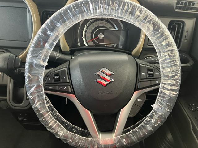 ハスラー ハイブリッドＧ　衝突被害軽減システム　誤発進抑制装置　スマートキー　マイルドハイブリッド　ＬＥＤランプ　スチールホイール　電動格納ミラー　運転席助手席シートヒーター　オートエアコン　オートライト　助手席下収納ＢＯＸ（25枚目）