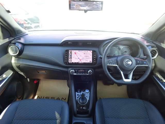 キックス １．２　Ｘ　（ｅ－ＰＯＷＥＲ）　プロパイ　スマートミラー　ヒーター車検整備　ナビ＆ＴＶ　ワンオ－ナ－車　追従クルコン　スマートキー　ＬＥＤヘッド　レーンアシスト　パワーステアリング　盗難防止システム　ドライブレコーダー　ＥＴＣ　整備記録簿有　メモリーナビ　サイドエアバッグ（4枚目）