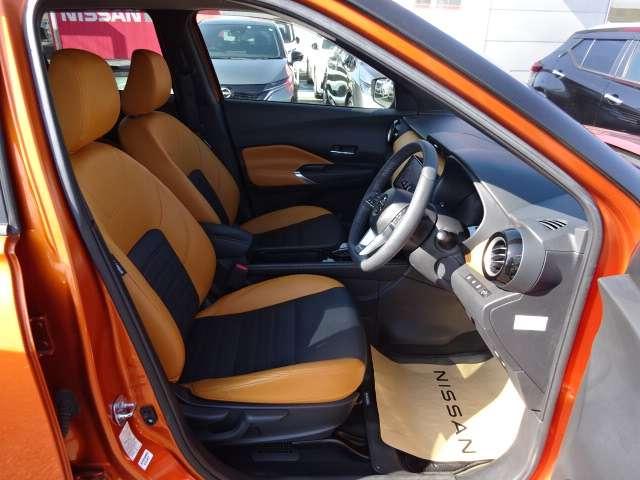 キックス １．２　Ｘ　ツートーン　インテリアエディション　（ｅ－ＰＯＷＥＲ）　プロパイ　スマートミラー　シートヒーター　レーダークルーズ　被害軽減ブレーキ　ＬＥＤヘッドライト　アラウンドビューモニター　インテリジェントキー　ドラレコ　ＥＴＣ　メモリ－ナビ　エアコン　パワステ　キーレス　パワーウィンドウ　ＡＢＳ　車線逸脱（11枚目）