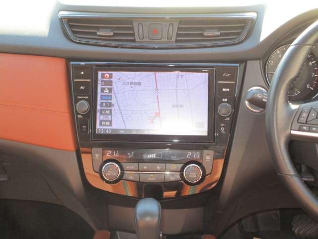 エクストレイル ２．０　２０Ｘｉ　レザーエディション　２列車　４ＷＤ　プロパイ　デカナビ　スマートミラ　修復歴有　ＬＥＤヘッドランプ　アルミホイール　追従クルコン　ドラレコ　４ＷＤ　レーンアシスト　ＥＴＣ　スマートキー　メモリーナビ　アラウンドビュー　踏み間違いアシスト（3枚目）