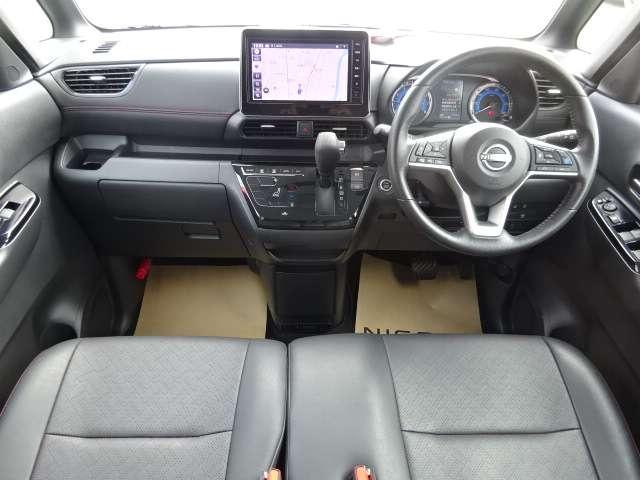 ルークス 660 ハイウェイスターGターボ プロパイロット エディション 社有車 両側ASD デカナビ ドラレコ 保証継 両側パワードア アラウンドビュ プリクラッシュセーフティー メモリナビ アダプティブクルコン レーンキープ 展示試乗車UP 禁煙 インテリキ- ETC LEDヘッドライト アイドリングストップ AC(4枚目)