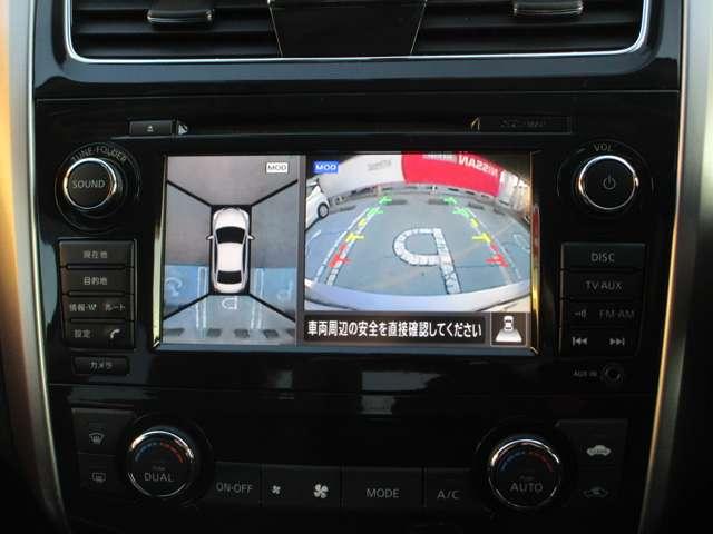 ティアナ ２．５　ＸＬ　ＡＶＭ　純正ナビ　クルコン　キセノン　ワイド保　イモビライザー　アラウンドビュ－モニタ－　スマキー　ドライブレコーダー　ＬＤＷ　クルコン　カーテンエアバック　ＡＡＣ　パワーウインドウ　ＥＴＣ　Ｂカメラ　アルミホイール　キーレス　メモリーナビ　ＡＢＳ（5枚目）