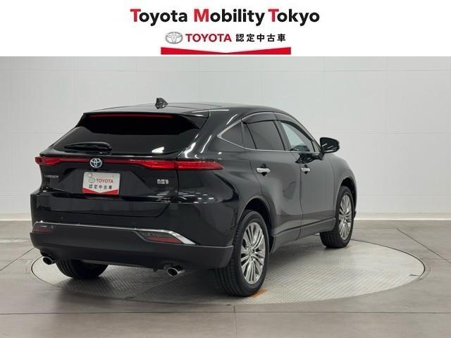 ハリアーハイブリッド Z レザーパッケージ パノラマサンルーフ 地デジ 横滑防止 盗難防止システム Bモニター 革 LEDライト パワーウィンドウ クルコン スマートキ- 助手席エアバック パワーシート エアバッグ 点検記録簿 オートエアコン(2枚目)