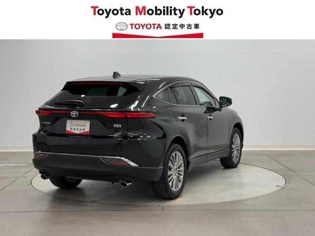 ハリアーハイブリッド Z レザーパッケージ パノラマサンルーフ 地デジ 横滑防止 盗難防止システム Bモニター 革 LEDライト パワーウィンドウ クルコン スマートキ- 助手席エアバック パワーシート エアバッグ 点検記録簿 オートエアコン(2枚目)