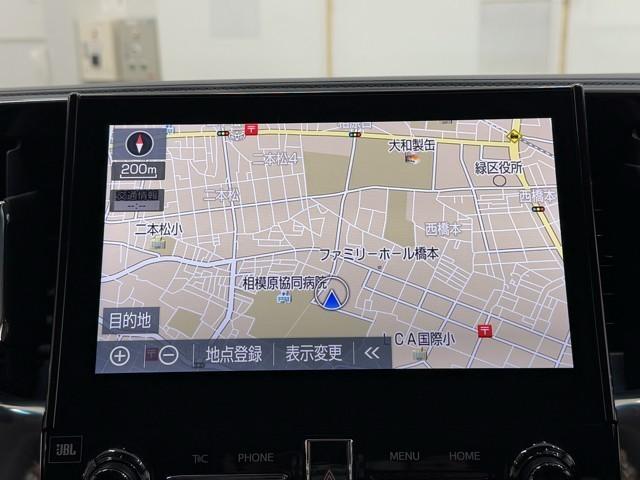 ナビゲーション付なので、何時何処でも行きたい場所へ。　ナビって無くて良いかなと思っていても一回使うと手放せませんよね。