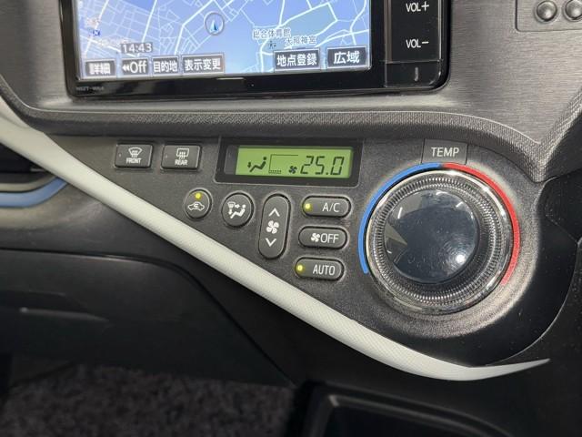 アクア Ｓ　スマートキープッシュスタート　キーレスエントリ　ドラレコ付　フルセグ地デジ　イモビ　ナビ＆ＴＶ　ワンオーナー車　オートエアコン　デュアルエアバック　ＥＳＣ　Ｂカメラ　パワーウィンドウ　ＡＵＸ端子（11枚目）