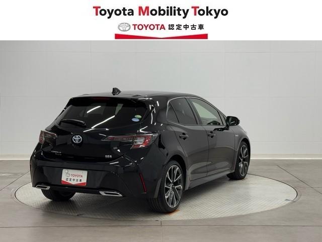 カローラスポーツ ハイブリッドG Z サイドエアバック 前後誤発進抑制 盗難防止 スマートキーシステム Bモニ オートクルーズ LEDライト エアバック オートエアコン ナビ AW デュアルエアバッグ 整備記録簿 キーレス パワステ(2枚目)