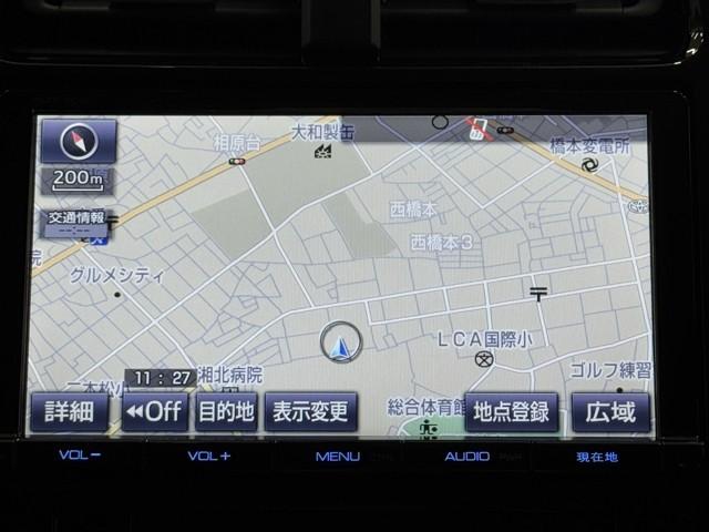 プリウス Ａプレミアム　ツーリングセレクション　横滑り防止機能　皮シート　運転席パワーシート　エアコン　１オナ　パワーウィンドウ　ナビ＆ＴＶ　アイドリングストップ　ＬＥＤライト　盗難防止装置　スマートキー＆プッシュスタート　キーレス　ＥＴＣ　ＡＢＳ（5枚目）
