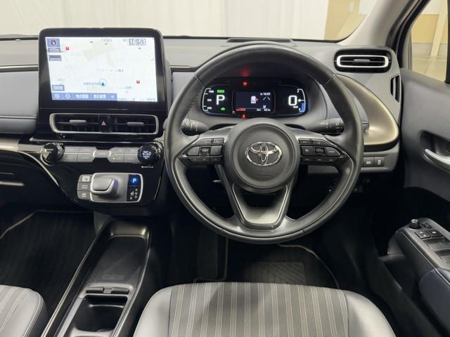 アクア Z LEDヘッドライト スマートキー 100V電源 イモビライザー アルミホイール ドライブレコーダー オートクルーズコントロール 点検記録簿 フルセグTV エアコン ESC ナビ&TV ETC キーレス(4枚目)