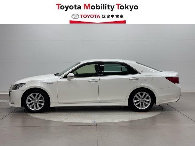 クラウンハイブリッド アスリートＳ　ＰＷ　ＥＴＣ付き　横滑防止装置　フルセグ地デジ　ＴＳＳ　整備記録簿　ＰＷシート　バックガイドモニター　ＴＶナビ　キーフリー　カーテンエアバッグ　ＡＡＣ　ＤＶＤ再生機能　ＨＤＤナビゲーションシステム（3枚目）