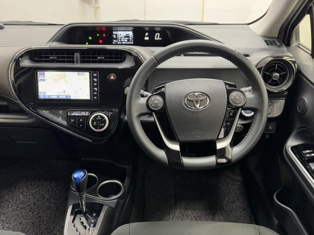 アクア G 誤発進抑制機能 バックモニタ セキュリティー ドライブレコーダ デュアルエアバック ナビTV I-STOP LED パワーウィンドウ 地デジ ESC ATエアコン ABS パワーステアリング ETC(4枚目)