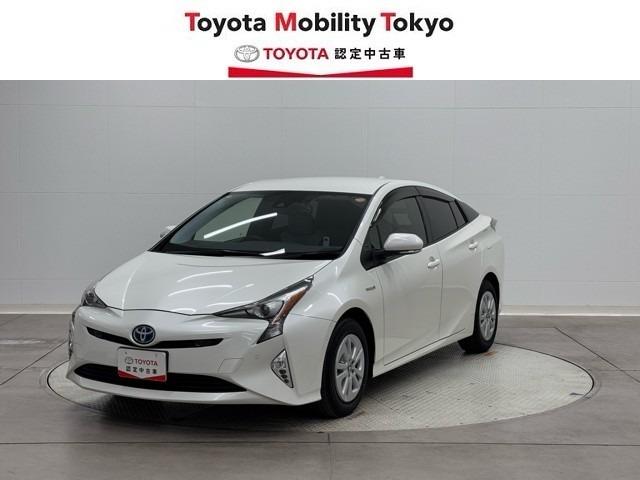 プリウス Ｓセーフティプラス　衝突回避システム　Ｂモニター　ドラレコ付き　定期点検記録簿　ＬＥＤライト　クルコン　ＥＴＣ装備　スマートＫＥＹ　ナビＴＶ　イモビライザー　横滑り防止機能　ＰＷ　カーテンエアバッグ　キーレスエントリー（4枚目）