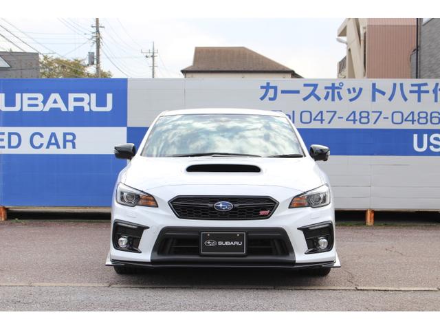 WRX S4 STIスポーツ♯ 1オーナー車 10万K整備! 2年間走行距離無制限保証付き アイサイトver3 1オーナー車 全車速追従機能付きクルーズコントロール パナソニックナビゲーション フロントサイドバックカメラ ドライブレコーダー ETC2.0(4枚目)
