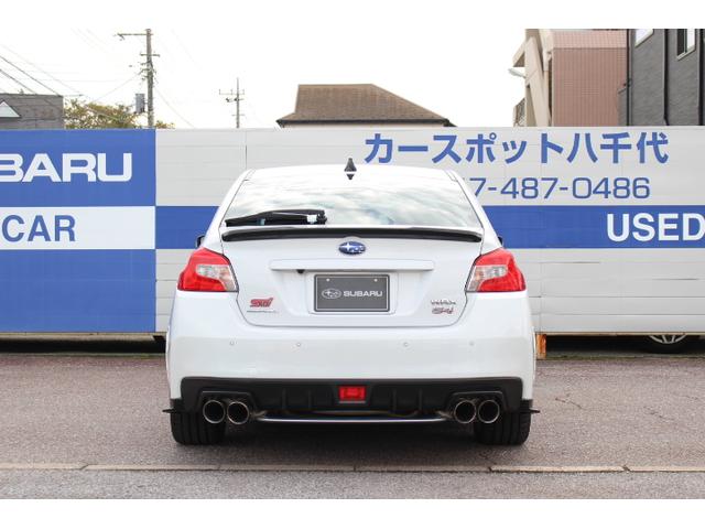 WRX S4 STIスポーツ♯ 1オーナー車 10万K整備! 2年間走行距離無制限保証付き アイサイトver3 1オーナー車 全車速追従機能付きクルーズコントロール パナソニックナビゲーション フロントサイドバックカメラ ドライブレコーダー ETC2.0(5枚目)