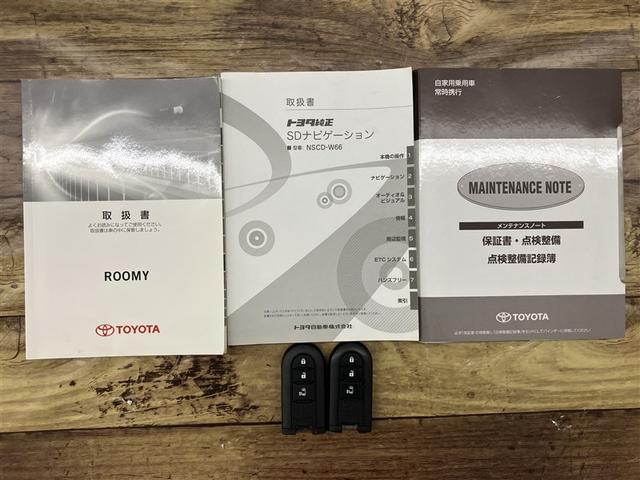 ルーミー X S エアバック 左パワースライド インテリキー パワーウィンドウ 記録簿付き アイドリングS バックカメラ ETC 横滑防止装置 マニュアルエアコン イモビライザー ワンセグTV AUX ダブルエアバッグ(20枚目)