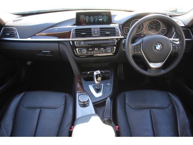 ３シリーズ ３２０ｄ　ラグジュアリー　後期　８Ｃ新ＥＧ　ヒーター黒革　追従ＡＣＣ　レーンチェンジ警告　衝突軽減ブレーキ　車線逸脱警告　歩行者警告　タッチパッド対応ＨＤＤナビ　Ｂカメラ　スマートキー　Ｂｌｕｅｔｏｏｔｈ接続　２年保証（3枚目）