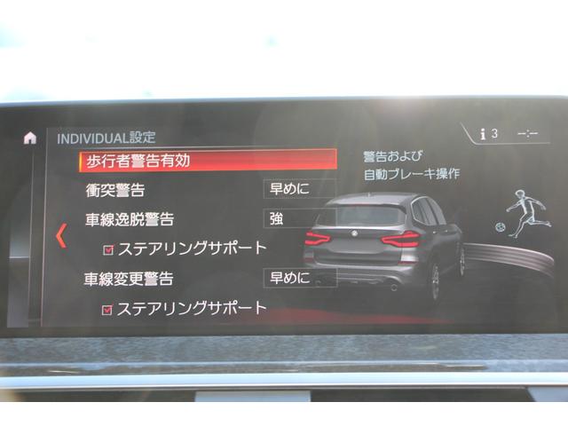 X3 xDrive 20d Mスポーツハイラインパッケージ 全席ヒーター黒革 リアシート可倒調整 オプション20AW 液晶メーター HUD 追従ACC 360度カメラ タッチ画面HDDナビTV ワイヤレス充電 電動トランク LEDヘッドライト 2年保証(12枚目)