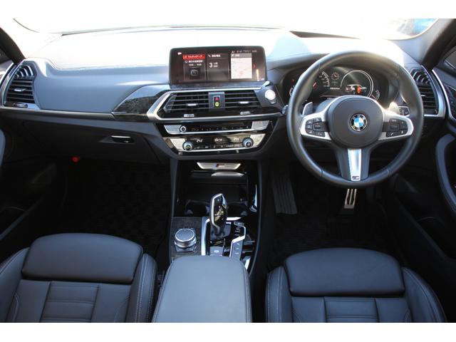 X3 M40d セレクトP パノラマサンルーフ 全席ヒーター黒革 ハーマンカードンサラウンド リアシート可倒調整 追従ACC HUD 液晶メーター ステアリングサポート タッチ画面HDDナビ 360度カメラ 2年保証(3枚目)