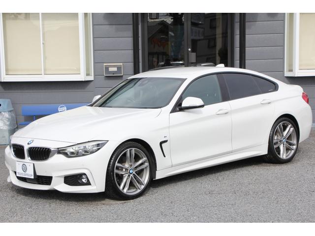 4シリーズ 420iグランクーペ Mスポーツ 後期モデル フェイスリフト後 シートヒーター LEDヘッドライト&テール 液晶メーター 追従ACC レーンチェンジ警告 オプション19AW タッチ画面HDDナビ 地デジTV 専用エアロ 2年保証(4枚目)