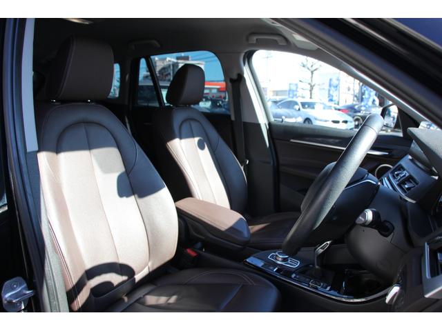 X1 xDrive 18d xライン ハイラインパッケージ 後期 フェイスリフト後 追従ACC ヒーター茶革 LEDヘッドライト&テール タッチ画面HDDナビ Pアシスト 衝突軽減ブレーキ 車線逸脱警告 歩行者警告 18AW スマートキー 電動シート 2年保証(5枚目)