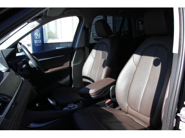 X1 xDrive 18d xライン ハイラインパッケージ 後期 フェイスリフト後 追従ACC ヒーター茶革 LEDヘッドライト&テール タッチ画面HDDナビ Pアシスト 衝突軽減ブレーキ 車線逸脱警告 歩行者警告 18AW スマートキー 電動シート 2年保証(6枚目)