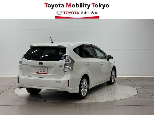 プリウスα S スマキー LEDヘッド 盗難防止システム 地デジTV 整備記録簿 パワーウィンドウ ESC 運転席エアバッグ サイドカーテンエアバック デュアルエアバック ETC車載器 キーレスエントリー アルミ(2枚目)