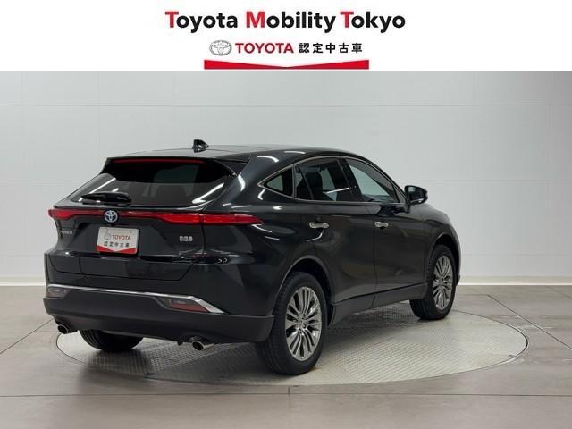 ハリアーハイブリッド Ｚ　レザーパッケージ　パノラマサンルーフ　地デジ　横滑防止　盗難防止システム　Ｂモニター　革　ＬＥＤライト　パワーウィンドウ　クルコン　スマートキ－　助手席エアバック　パワーシート　エアバッグ　点検記録簿　オートエアコン（2枚目）