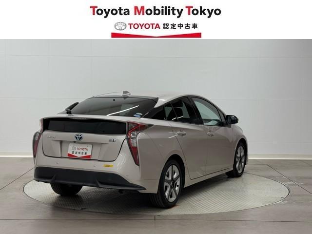 プリウス Aプレミアム ツーリングセレクション 横滑り防止機能 皮シート 運転席パワーシート エアコン パワーウィンドウ ナビ&TV アイドリングストップ LEDライト 盗難防止装置 スマートキー&プッシュスタート キーレス ETC アルミホイール(2枚目)