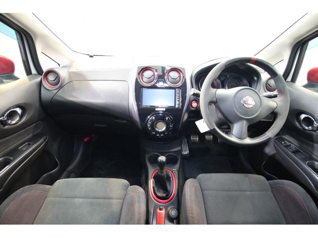 ノート ニスモ S NISMOブレーキホースセット&強化エンジンマウント&トルクロッド TEIN車高調 クスコ製タワーバー Panasonic製ナビ フルセグTV 純正17インチAW ETC スマートキー 前後ドラレコ(65枚目)