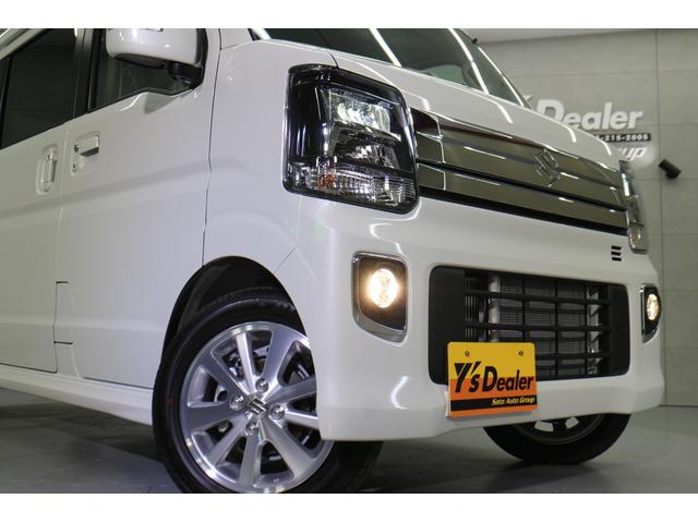 エブリイワゴン ＰＺターボスペシャル　届出済未使用車　ハイルーフ　両側パワースライドドア　シートヒーター　スマートキー　電動サイドステップ　ＬＥＤヘッドライト　衝突被害軽減ブレーキ　純正１４インチＡＷ（5枚目）