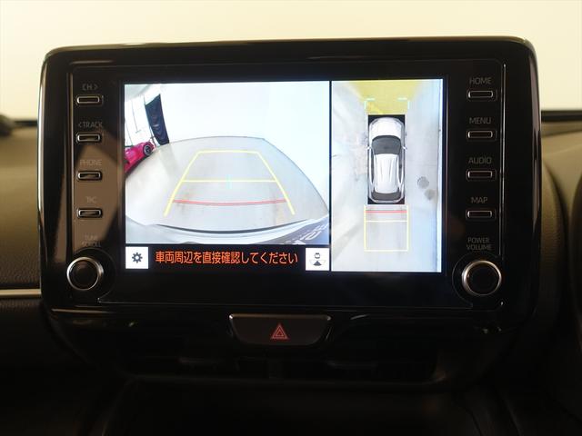 ヤリスクロス ハイブリッド　Ｚ　シートヒーター　トランクスルー　フロアマット　コネクテッド機能　ナビ　音楽プレーヤー接続　Ｂｌｕｅｔｏｏｔｈ接続　ＴＶ　ＥＴＣ　電動リアゲート　全周囲カメラ　フロントカメラ　サイドカメラ（11枚目）