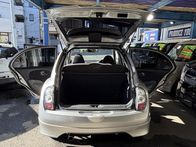 マーチ １２ＳＲ　後期型５速オ－テックチュ－ン専用マフラ－・足回り・エアロ・アルミ・内装・テ－ルクロスバ－・ナビ・キ－レス・ＥＴＣ車重９６０キロＣＲ１２ＤＥエンジン当社下取車（25枚目）