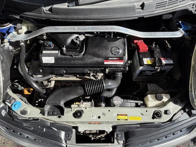 マーチ １２ＳＲ　後期型５速オ－テックチュ－ン専用マフラ－・足回り・エアロ・アルミ・内装・テ－ルクロスバ－・ナビ・キ－レス・ＥＴＣ車重９６０キロＣＲ１２ＤＥエンジン当社下取車（58枚目）