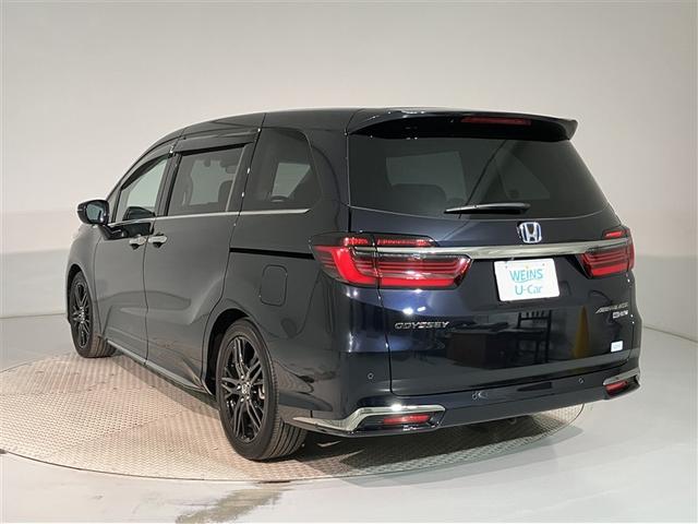 オデッセイハイブリッド e:HEVアブソルート・EX メモリナビ LEDライト AC100V電源 アルミホイール 両側PSD ミュージックプレイヤー接続可 パワ-シ-ト フルセグ クルーズコントロール DVD再生機能 3列シート ナビ&TV キーレス(4枚目)