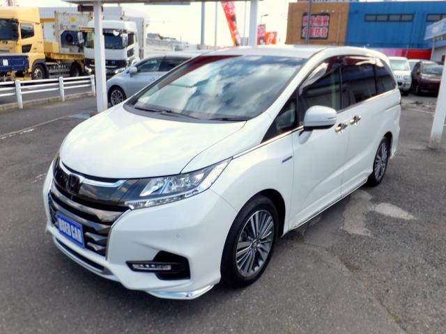 オデッセイハイブリッド ハイブリッドアブソルート・ＥＸホンダセンシング　本革シート／純正９型ナビ／１１型フリップダウンモニタ／マルチビューカメラ／ＣＤ／ＤＶＤ／フルセグ／ＥＴＣ２．０／Ｂｌｕｅｔｏｏｔｈオーディオ／両自動ドア／パワーシートシートヒータ／ホンダセンシング（60枚目）