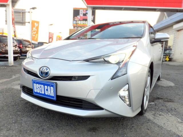 プリウス Aプレミアム 純正9型SDナビ&フルセグ/セーフティセンス/PCS/LDA/AHB/レークル/黒本革シート/LEDライト&フォグ/デジタルミラー&前後ドラレコ/シートヒーター/クリソナ/ETC/Bカメラ/17AW(66枚目)