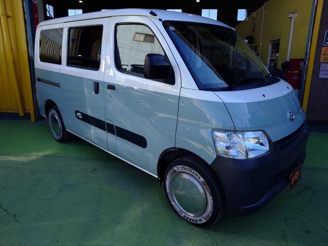 タウンエースバン ＧＬ　４ＷＤ　アルトピアーノキャンパー　販売店ツートンカラー　リアヒーター　基本電源　走行充電　ドライブレコーダー　バックカメラ　ナビ　ＴＶ　両側スライドドア　　　ＵＳＢ　Ｂｌｕｅｔｏｏｔｈ　記録簿（16枚目）