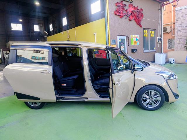 シエンタ ファンベースG ドライブレコーダー ETC 全周囲カメラ ナビ TV クリアランスソナー レーンアシスト 衝突被害軽減システム 両側電動スライドドア オートマチックハイビーム スマートキー 電動格納ミラー CVT(50枚目)