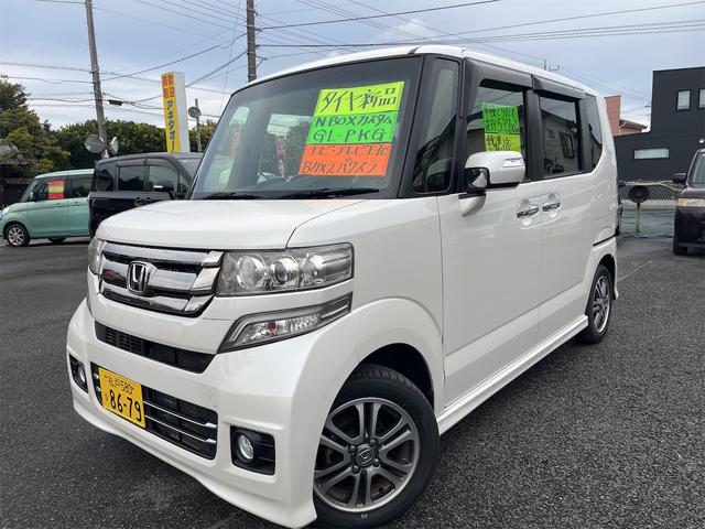 Ｎ－ＢＯＸカスタム Ｇ・Ｌパッケージ　ＥＴＣ　バックカメラ　両側スライド・片側電動　ナビ　ＴＶ　オートライト　ＨＩＤ　スマートキー　アイドリングストップ　電動格納ミラー　ベンチシート　後席モニター　ＣＶＴ　盗難防止システム　ＡＢＳ　ＥＳＣ（12枚目）