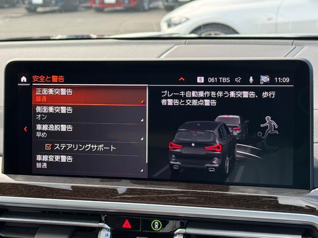 X3 xDrive 20d Mスポーツハイラインパッケージ セレクトパッケージ ガラスサンルーフ モカ革 ハーマンカードン ACC Dアシスト レーンキープアシスト タッチパネルナビ 全周囲カメラ フルセグTV ワイヤレスチャージ 19インチAW ETC 禁煙(61枚目)