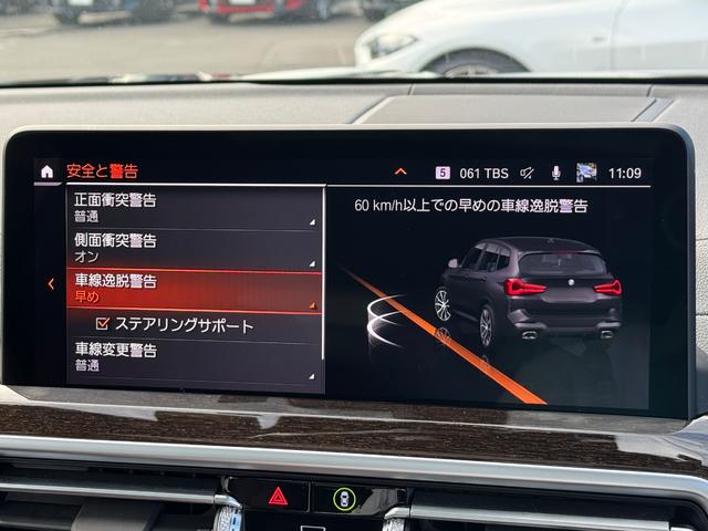 X3 xDrive 20d Mスポーツハイラインパッケージ セレクトパッケージ ガラスサンルーフ モカ革 ハーマンカードン ACC Dアシスト レーンキープアシスト タッチパネルナビ 全周囲カメラ フルセグTV ワイヤレスチャージ 19インチAW ETC 禁煙(63枚目)