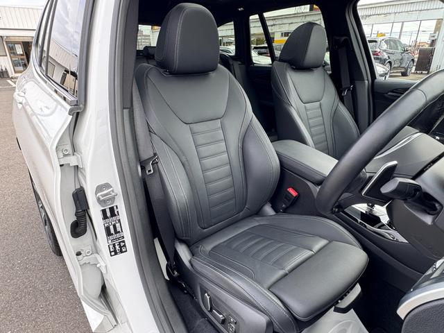 X3 xDrive 20d Mスポーツ 弊社レンタ登録デモカー サウンドPKG ガラスSR ハーマンカードン 黒革 前後シートヒーター 20AW タッチパネルナビ 全周囲カメラ フルセグTV アップルカープレイ ステアリングヒーター 禁煙(37枚目)
